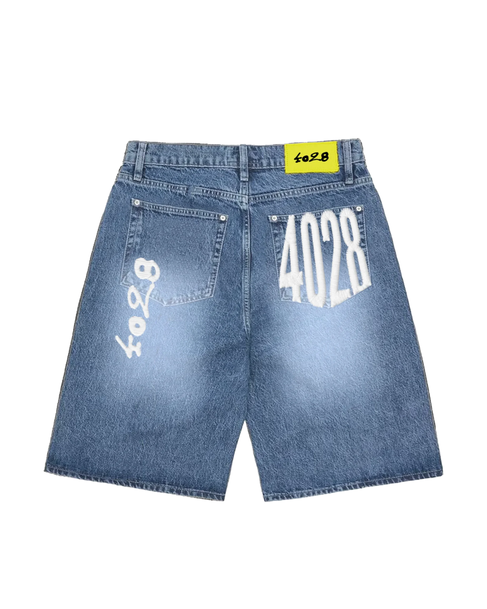 lil_help BLUE RUNNA DENIM SHORTS